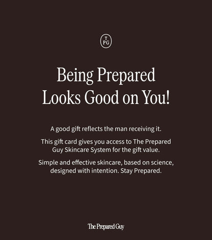 The Prepared Guy -lahjakortti